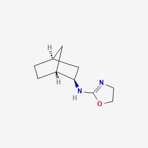 molecular formula C10H16N2O B575184 N-((1R,2R,4S)-Bicyclo[2.2.1]heptan-2-yl)-4,5-dihydrooxazol-2-amine CAS No. 175898-04-1