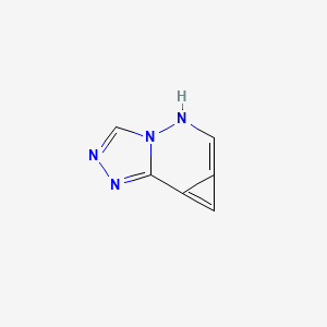 molecular formula C6H4N4 B575191 5H-Cyclopropa[d][1,2,4]triazolo[4,3-b]pyridazine CAS No. 175894-09-4