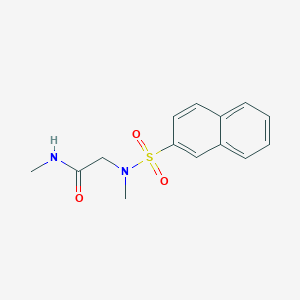 N~1~,N~2~-dimethyl-N~2~-(2-naphthylsulfonyl)glycinamide