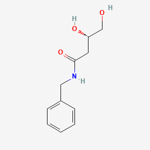 molecular formula C11H15NO3 B575192 (S)-N-Benzyl-3,4-dihydroxy butyramide CAS No. 191354-49-1