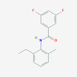 N-(2-ethyl-6-methylphenyl)-3,5-difluorobenzamide