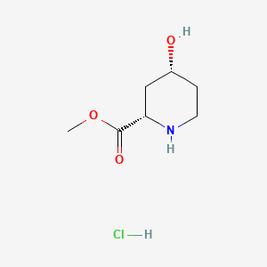(2S,4R)-Methyl 4-hydroxypiperidine-2-carboxylate hydrochloride