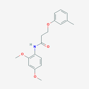 N-(2,4-dimethoxyphenyl)-3-(3-methylphenoxy)propanamide