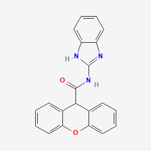 N-1H-benzimidazol-2-yl-9H-xanthene-9-carboxamide