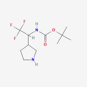 (2,2,2-Trifluoro-1-pyrrolidin-3-YL-ethyl)-carbamic acid tert-butyl ester