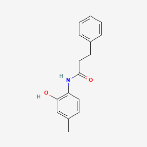 molecular formula C16H17NO2 B5752008 N-(2-hydroxy-4-methylphenyl)-3-phenylpropanamide 