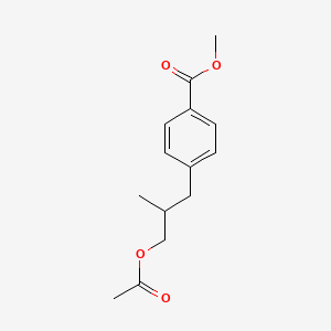 Methyl 4-(3-acetoxy-2-methylpropyl)benzoate
