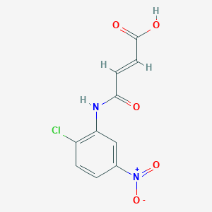molecular formula C10H7ClN2O5 B5752034 4-[(2-chloro-5-nitrophenyl)amino]-4-oxo-2-butenoic acid 