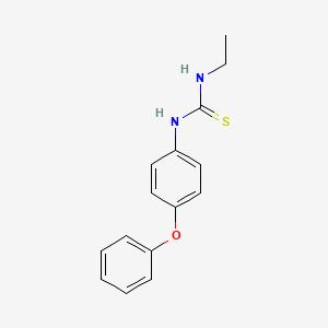 molecular formula C15H16N2OS B5752038 N-ethyl-N'-(4-phenoxyphenyl)thiourea 