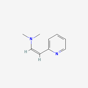molecular formula C9H12N2 B575204 (Z)-N,N-Dimethyl-2-(2-pyridinyl)ethenamine CAS No. 174620-95-2