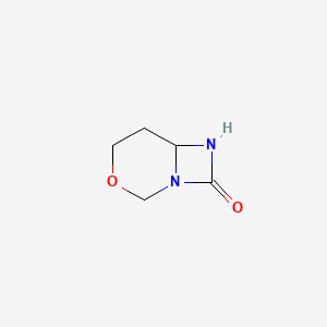 molecular formula C5H8N2O2 B575211 3-Oxa-1,7-diazabicyclo[4.2.0]octan-8-one CAS No. 172427-20-2