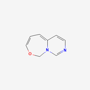 molecular formula C8H8N2O B575212 1h-Pyrimido[1,6-c][1,3]oxazepine CAS No. 183156-04-9