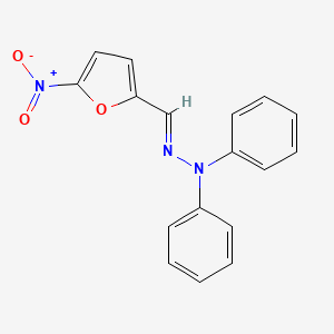 molecular formula C17H13N3O3 B5752133 5-nitro-2-furaldehyde diphenylhydrazone 