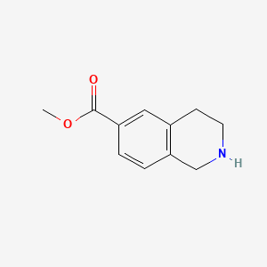 molecular formula C11H13NO2 B575215 Methyl 1,2,3,4-tetrahydroisoquinoline-6-carboxylate CAS No. 185057-00-5