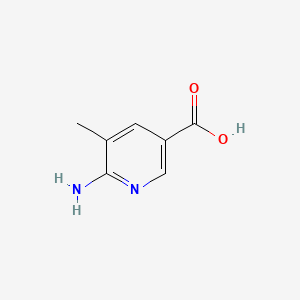 molecular formula C7H8N2O2 B575216 6-Amino-5-methylnicotinic acid CAS No. 167626-78-0