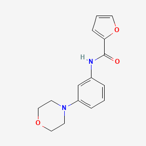 N-[3-(4-morpholinyl)phenyl]-2-furamide