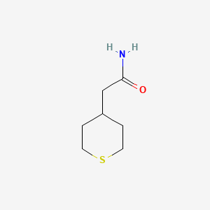 B575229 2-(Tetrahydro-2H-thiopyran-4-YL)acetamide CAS No. 178243-07-7