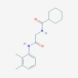 molecular formula C17H24N2O2 B5752302 N-{2-[(2,3-dimethylphenyl)amino]-2-oxoethyl}cyclohexanecarboxamide 