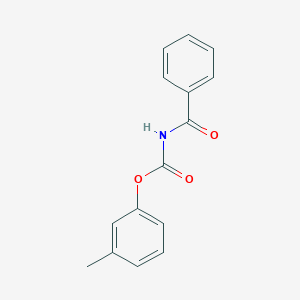 molecular formula C15H13NO3 B5752325 3-methylphenyl benzoylcarbamate 