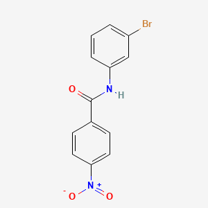 molecular formula C13H9BrN2O3 B5752346 N-(3-溴苯基)-4-硝基苯甲酰胺 