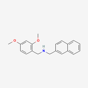 molecular formula C20H21NO2 B5752410 (2,4-dimethoxybenzyl)(2-naphthylmethyl)amine 