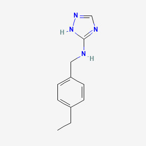 molecular formula C11H14N4 B5752424 N-(4-ethylbenzyl)-1H-1,2,4-triazol-3-amine 
