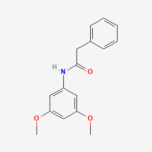 molecular formula C16H17NO3 B5752432 N-(3,5-二甲氧基苯基)-2-苯基乙酰胺 