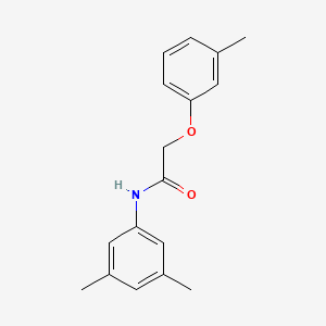 molecular formula C17H19NO2 B5752502 N-(3,5-dimethylphenyl)-2-(3-methylphenoxy)acetamide 