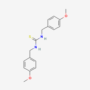 molecular formula C17H20N2O2S B5752561 N,N'-bis(4-methoxybenzyl)thiourea CAS No. 22313-70-8