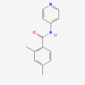 molecular formula C14H14N2O B5752625 2,4-dimethyl-N-4-pyridinylbenzamide 