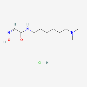 molecular formula C10H22ClN3O2 B5752694 N-[6-(dimethylamino)hexyl]-2-(hydroxyimino)acetamide hydrochloride 