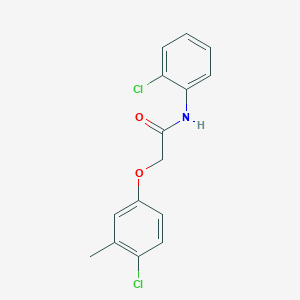 molecular formula C15H13Cl2NO2 B5752740 2-(4-chloro-3-methylphenoxy)-N-(2-chlorophenyl)acetamide 