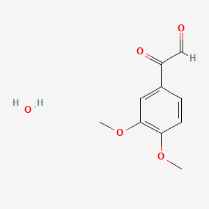 molecular formula C10H12O5 B575279 3,4-Dimethoxyphenylglyoxal hydrate CAS No. 163428-90-8