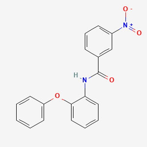 molecular formula C19H14N2O4 B5752808 3-nitro-N-(2-phenoxyphenyl)benzamide 