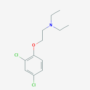 molecular formula C12H17Cl2NO B5752841 2-(2,4-dichlorophenoxy)-N,N-diethylethanamine CAS No. 1974-14-7