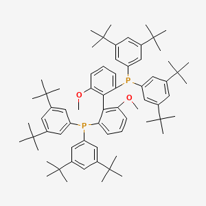 [2-[2-Bis(3,5-ditert-butylphenyl)phosphanyl-6-methoxyphenyl]-3-methoxyphenyl]-bis(3,5-ditert-butylphenyl)phosphane