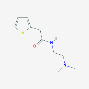 N-[2-(dimethylamino)ethyl]-2-(2-thienyl)acetamide