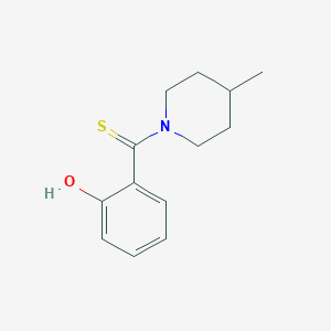2-[(4-methyl-1-piperidinyl)carbonothioyl]phenol
