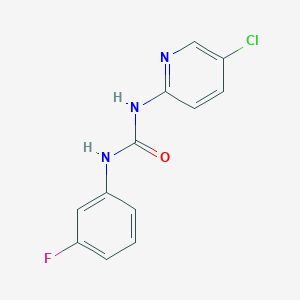 N-(5-chloro-2-pyridinyl)-N'-(3-fluorophenyl)urea