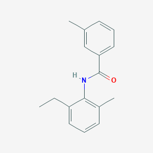 molecular formula C17H19NO B5753084 N-(2-ethyl-6-methylphenyl)-3-methylbenzamide 