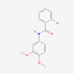 molecular formula C15H14BrNO3 B5753092 2-bromo-N-(3,4-dimethoxyphenyl)benzamide 