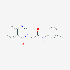 molecular formula C18H17N3O2 B5753100 N-(2,3-dimethylphenyl)-2-(4-oxo-3(4H)-quinazolinyl)acetamide 