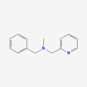 N-methyl-1-phenyl-N-(2-pyridinylmethyl)methanamine