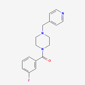 1-(3-fluorobenzoyl)-4-(4-pyridinylmethyl)piperazine