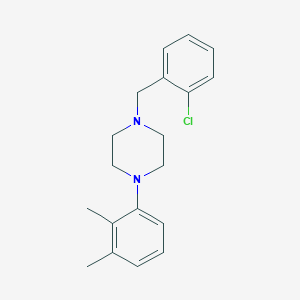 molecular formula C19H23ClN2 B5753201 1-(2-chlorobenzyl)-4-(2,3-dimethylphenyl)piperazine 