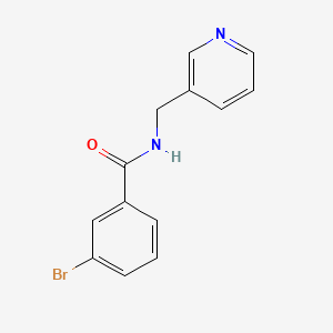 molecular formula C13H11BrN2O B5753206 3-bromo-N-(3-pyridinylmethyl)benzamide 