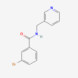 molecular formula C13H11BrN2O B5753206 3-bromo-N-(pyridin-3-ylmethyl)benzamide 