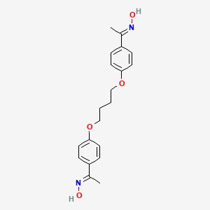 molecular formula C20H24N2O4 B5753215 1,1'-[1,4-butanediylbis(oxy-4,1-phenylene)]diethanone dioxime 