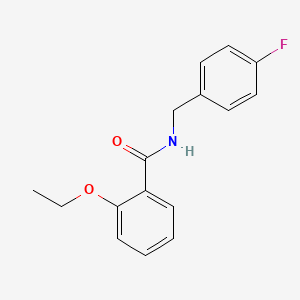 molecular formula C16H16FNO2 B5753324 2-ethoxy-N-(4-fluorobenzyl)benzamide 