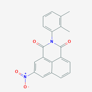 molecular formula C20H14N2O4 B5753330 2-(2,3-dimethylphenyl)-5-nitro-1H-benzo[de]isoquinoline-1,3(2H)-dione 